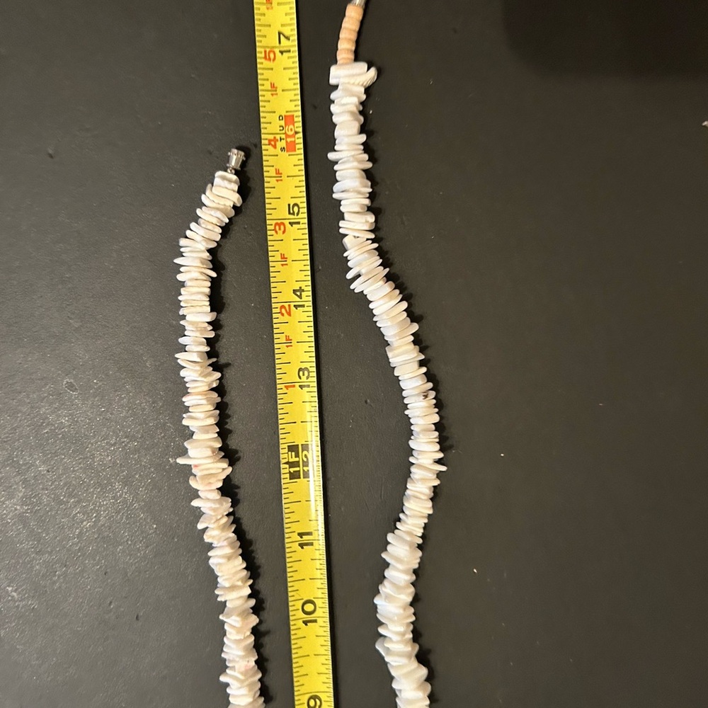 2 PUKA BEADS PURCHASED IN HAWAII.  Screw fastener. 18” & 16 length. UNISEX. - Picture 2 of 6